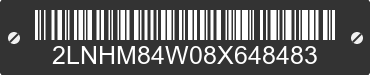 2008 LINCOLN Town Car 2LNHM84W08X648483 VIN decoded