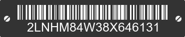 2008 LINCOLN Town Car 2LNHM84W38X646131 VIN decoded