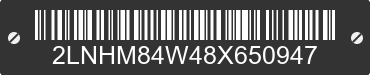 2008 LINCOLN Town Car 2LNHM84W48X650947 VIN decoded
