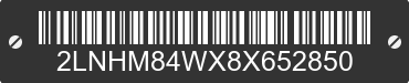 2008 LINCOLN Town Car 2LNHM84WX8X652850 VIN decoded