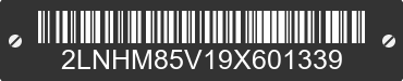 2009 LINCOLN Town Car 2LNHM85V19X601339 VIN decoded