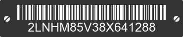 2008 LINCOLN Town Car 2LNHM85V38X641288 VIN decoded