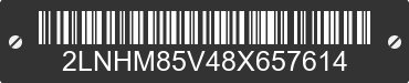 2008 LINCOLN Town Car 2LNHM85V48X657614 VIN decoded