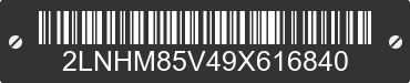 2009 LINCOLN Town Car 2LNHM85V49X616840 VIN decoded
