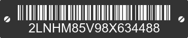 2008 LINCOLN Town Car 2LNHM85V98X634488 VIN decoded