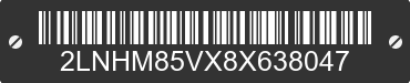 2008 LINCOLN Town Car 2LNHM85VX8X638047 VIN decoded