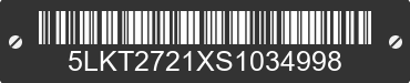 2025 LOAD KING Load King 5LKT2721XS1034998 VIN decoded