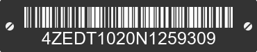 2022 LOAD TRAIL Load Trail 4ZEDT1020N1259309 VIN decoded