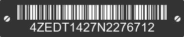 2022 LOAD TRAIL Load Trail 4ZEDT1427N2276712 VIN decoded