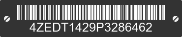 2023 LOAD TRAIL Load Trail 4ZEDT1429P3286462 VIN decoded