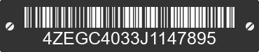 2018 LOAD TRAIL Load Trail 4ZEGC4033J1147895 VIN decoded