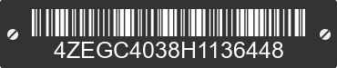 2017 LOAD TRAIL Load Trail 4ZEGC4038H1136448 VIN decoded