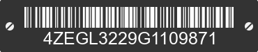 2016 LOAD TRAIL Load Trail 4ZEGL3229G1109871 VIN decoded