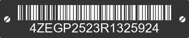2024 LOAD TRAIL Load Trail 4ZEGP2523R1325924 VIN decoded