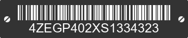 2025 LOAD TRAIL Load Trail 4ZEGP402XS1334323 VIN decoded