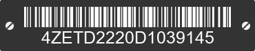 2013 LOAD TRAIL Load Trail 4ZETD2220D1039145 VIN decoded