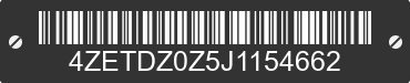 2018 LOAD TRAIL Load Trail 4ZETDZ0Z5J1154662 VIN decoded