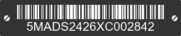 1999 MAC TRAILER MANUFACTURING MAC TRAILER MANUFACTURING 5MADS2426XC002842 VIN decoded
