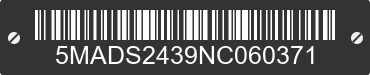 2022 MAC TRAILER MANUFACTURING MAC TRAILER MANUFACTURING 5MADS2439NC060371 VIN decoded