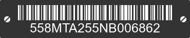 2022 MAC MAC 558MTA255NB006862 VIN decoded