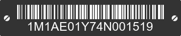 2004 MACK CX 1M1AE01Y74N001519 VIN decoded