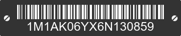 2006 MACK CXN (Vision) 1M1AK06YX6N130859 VIN decoded