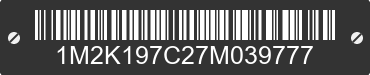 2007 MACK MR 1M2K197C27M039777 VIN decoded