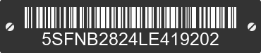 2020 MALLARD, NORTH TRAIL, & WILDERNESS Mallard, North Trail, & Wilderness 5SFNB2824LE419202 VIN decoded