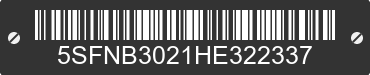 2017 MALLARD, NORTH TRAIL, & WILDERNESS Mallard, North Trail, & Wilderness 5SFNB3021HE322337 VIN decoded