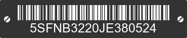 2018 MALLARD, NORTH TRAIL, & WILDERNESS Mallard, North Trail, & Wilderness 5SFNB3220JE380524 VIN decoded