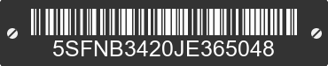2018 MALLARD, NORTH TRAIL, & WILDERNESS Mallard, North Trail, & Wilderness 5SFNB3420JE365048 VIN decoded