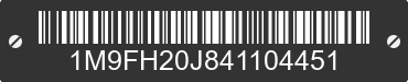 2004 MAXEY COMPANIES Maxey Companies Inc. 1M9FH20J841104451 VIN decoded