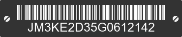 2016 MAZDA CX-5 JM3KE2D35G0612142 VIN decoded