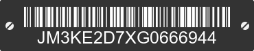 2016 MAZDA CX-5 JM3KE2D7XG0666944 VIN decoded