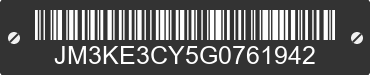 2016 MAZDA CX-5 JM3KE3CY5G0761942 VIN decoded