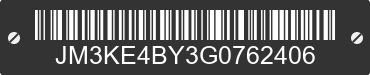 2016 MAZDA CX-5 JM3KE4BY3G0762406 VIN decoded