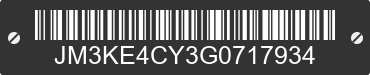 2016 MAZDA CX-5 JM3KE4CY3G0717934 VIN decoded