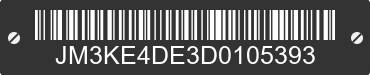 2013 MAZDA CX-5 JM3KE4DE3D0105393 VIN decoded