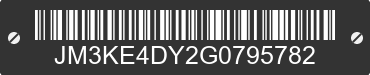 2016 MAZDA CX-5 JM3KE4DY2G0795782 VIN decoded