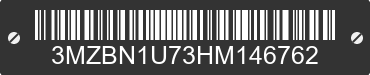 2017 MAZDA Mazda3 3MZBN1U73HM146762 VIN decoded