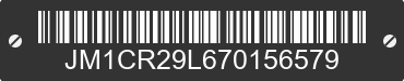 2007 MAZDA Mazda5 JM1CR29L670156579 VIN decoded