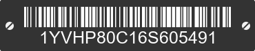 2006 MAZDA Mazda6 1YVHP80C16S605491 VIN decoded