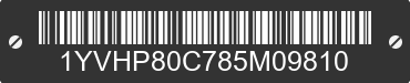 2008 MAZDA Mazda6 1YVHP80C785M09810 VIN decoded