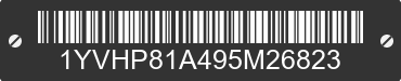 2009 MAZDA Mazda6 1YVHP81A495M26823 VIN decoded