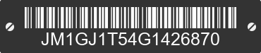 2016 MAZDA Mazda6 JM1GJ1T54G1426870 VIN decoded