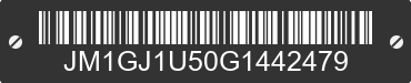2016 MAZDA Mazda6 JM1GJ1U50G1442479 VIN decoded