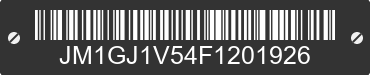 2015 MAZDA Mazda6 JM1GJ1V54F1201926 VIN decoded