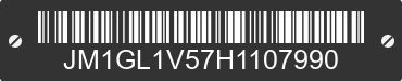 2017 MAZDA Mazda6 JM1GL1V57H1107990 VIN decoded