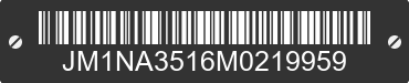 1991 MAZDA MX-5 JM1NA3516M0219959 VIN decoded