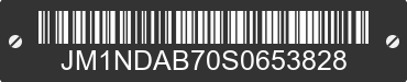 2025 MAZDA MX-5 JM1NDAB70S0653828 VIN decoded